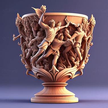 3D модель Постановка героїв Вітаємо всіх суперника Мікурі CupRE (STL)